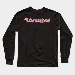 Vermont Proud Red Clover State Flower Long Sleeve T-Shirt